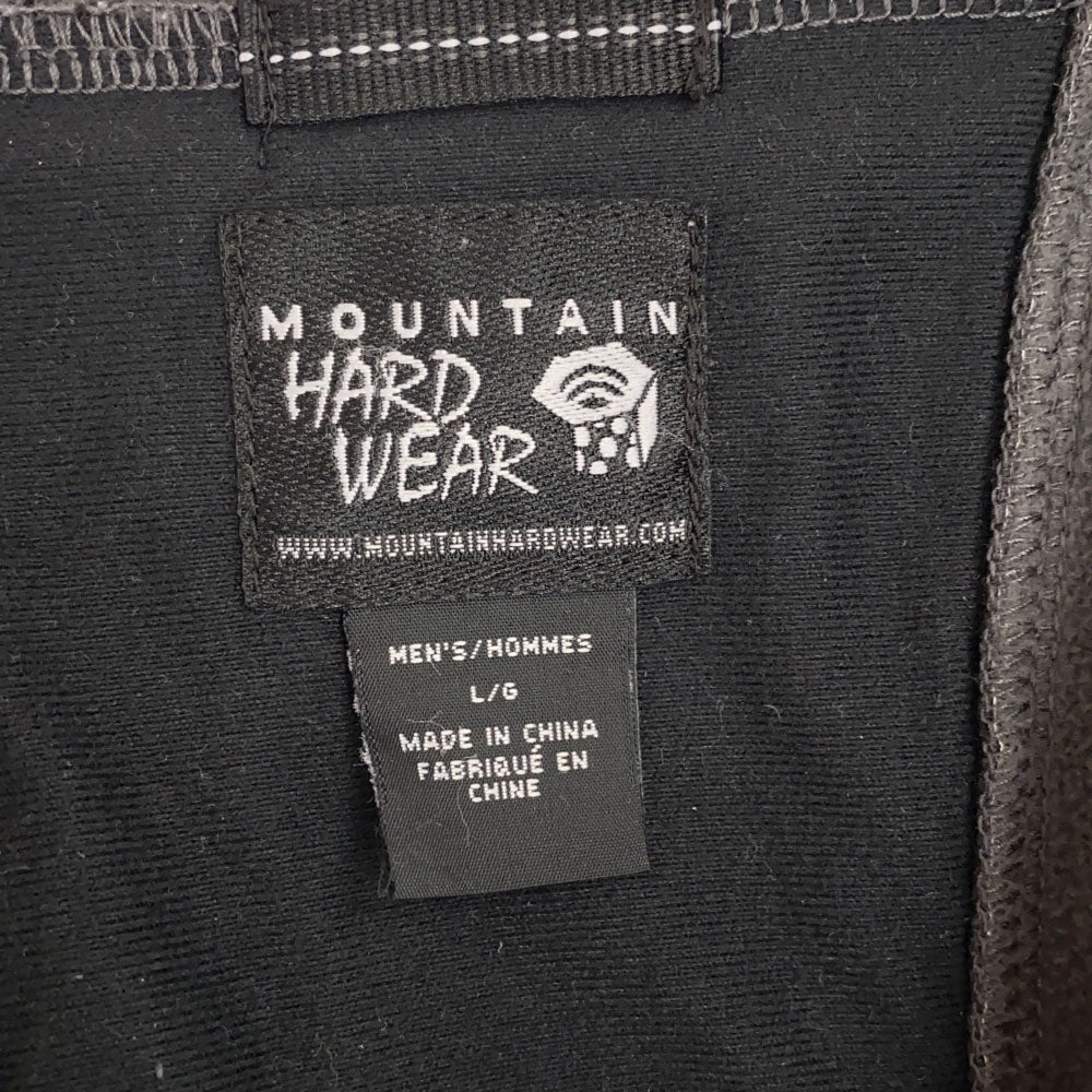 MOUNTAIN HARDWEAR マウンテンハードウェア 長袖 アウトドアジャケット L グレー×レッド Columbia メンズ