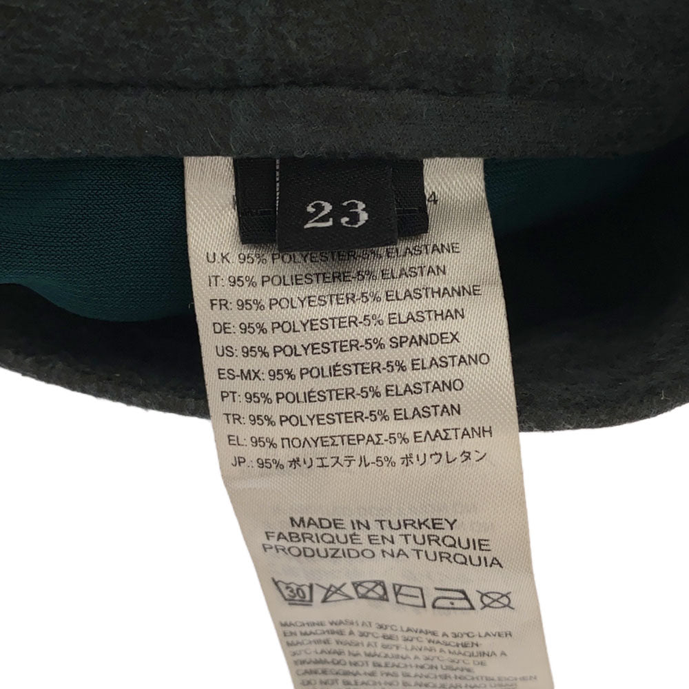 DIESEL ディーゼル ヒョウ柄 アニマル ミディ丈 フレアスカート 23 グリーン サイドジップ レディース