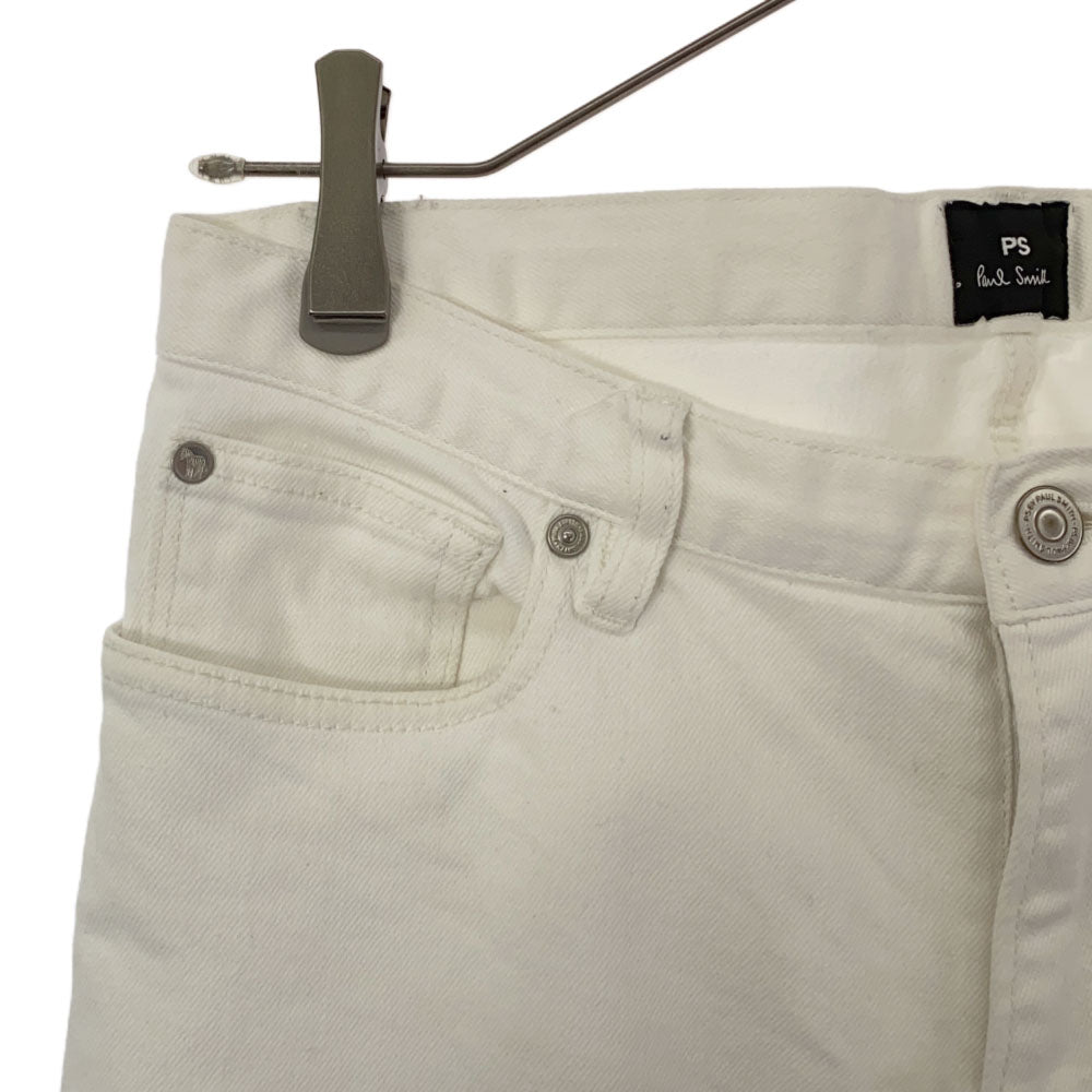 ピーエスポールスミス デニムパンツ M ホワイト PS Paul Smith ジーパン メンズ