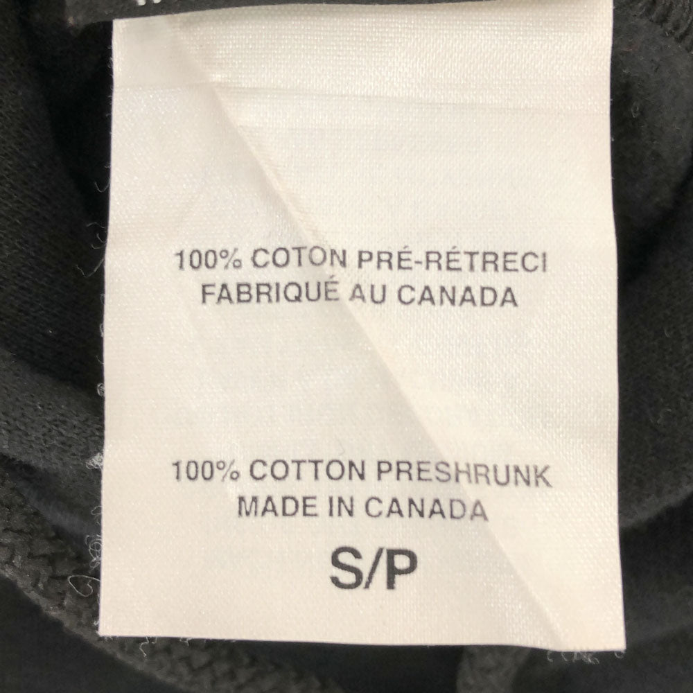 スカルスケーツ カナダ製 ロゴプリント 長袖 スウェットパーカー S ブラック プルオーバー スケートボード 裏起毛 カンガルーポケット メンズ