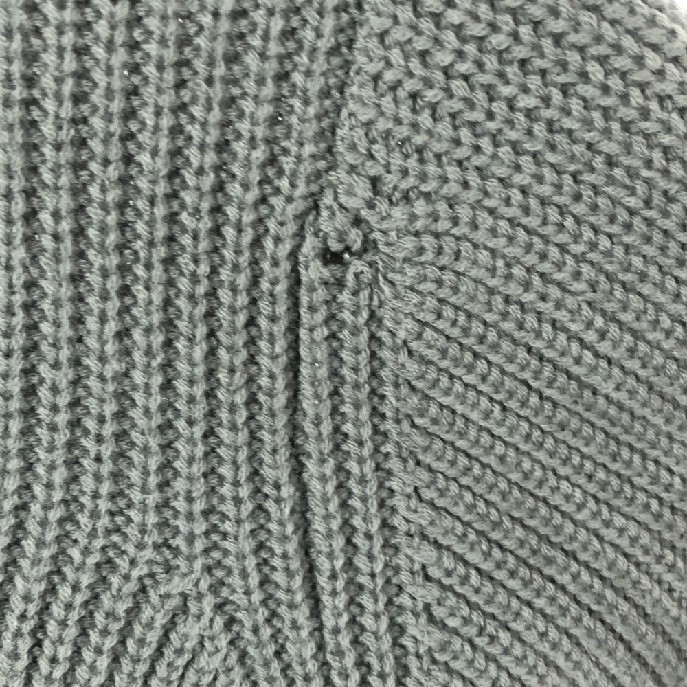 ジャバ 長袖 レイヤードデザイン セーター M グレー×ホワイト JaVa ニット レディース