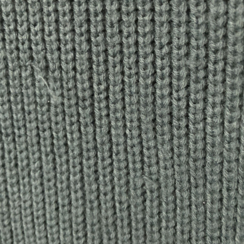 ジャバ 長袖 レイヤードデザイン セーター M グレー×ホワイト JaVa ニット レディース