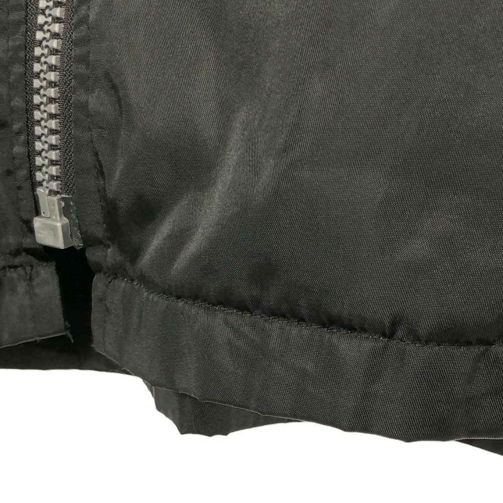 Bear ベアー 90s ロゴ刺繍 ジップジャケット M ブラック 裏メッシュ コーチジャケット オールド メンズ