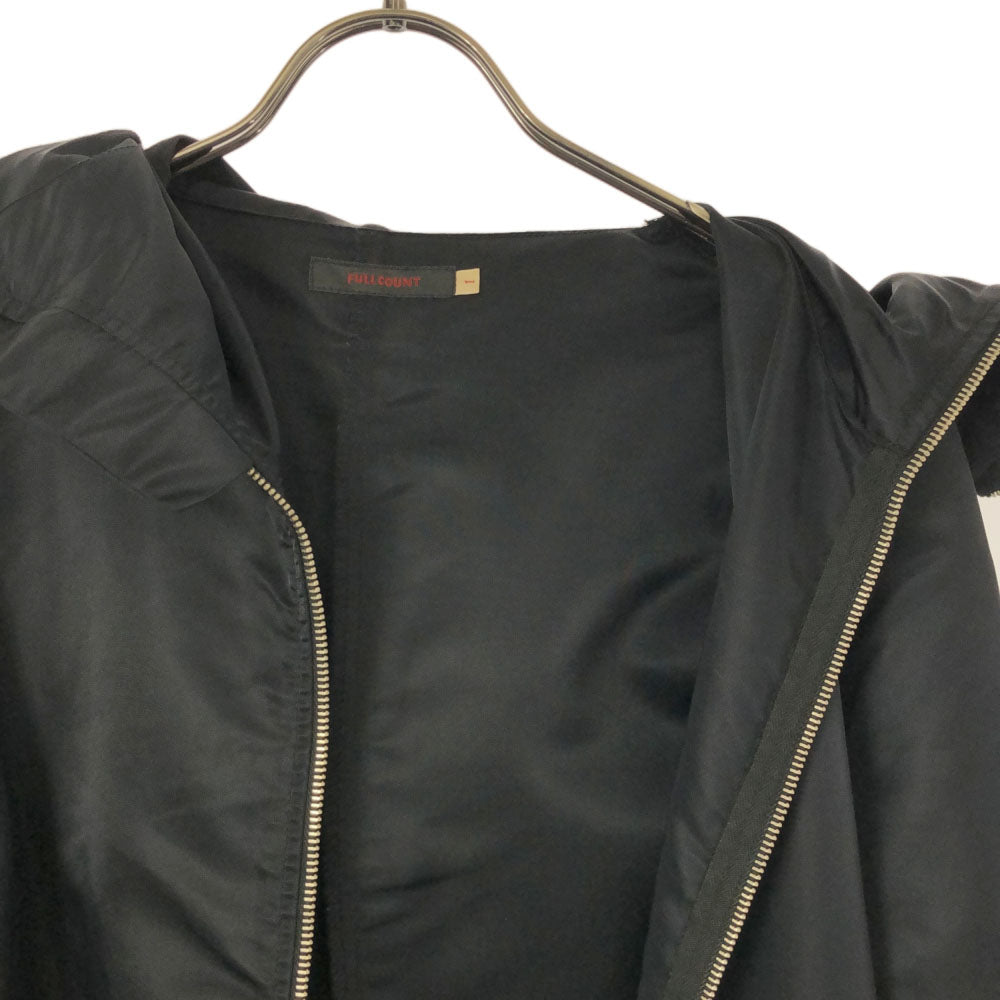 FULLCOUNT フルカウント 日本製 ナイロンジャケット 1 ブラック フェイスカバージップ メンズ