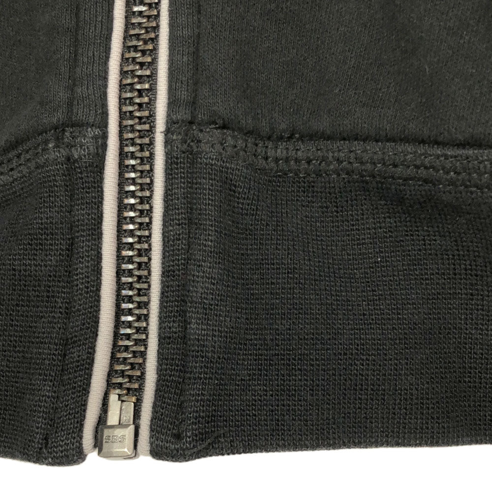 ARMANI EXCHANGE アルマーニエクスチェンジ ロゴプリント 長袖 スウェット ジップパーカー S ブラック メンズ