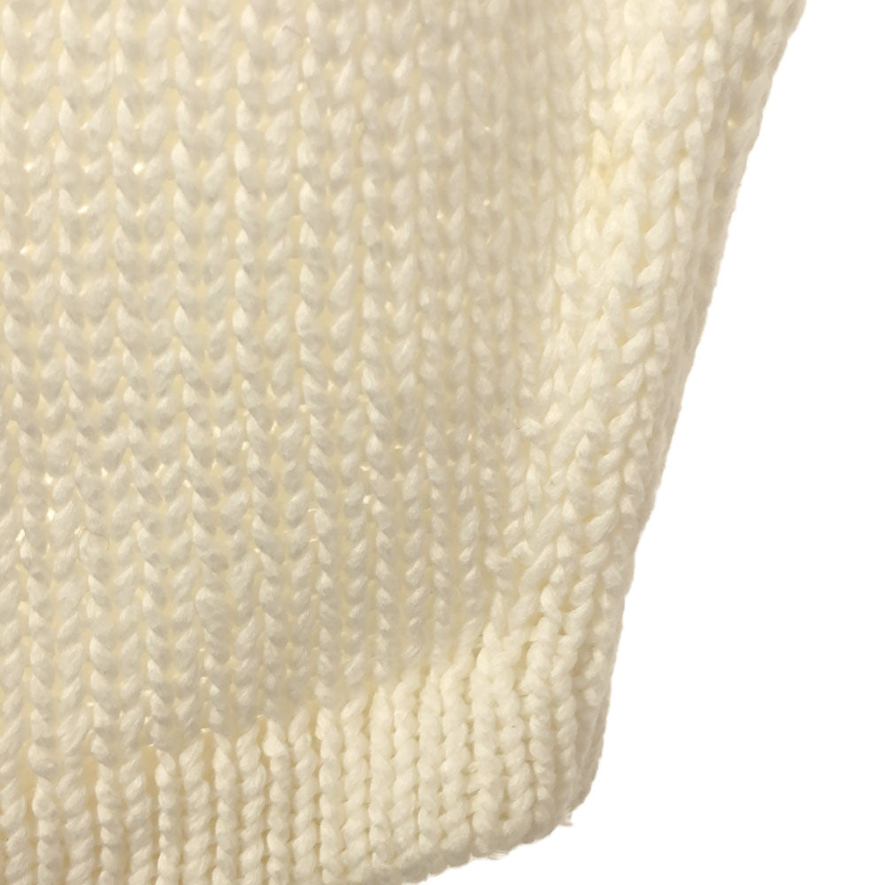 BURBERRY LONDON バーバリーロンドン 三陽商会 長袖 コットン ニット L ホワイト セーター メンズ