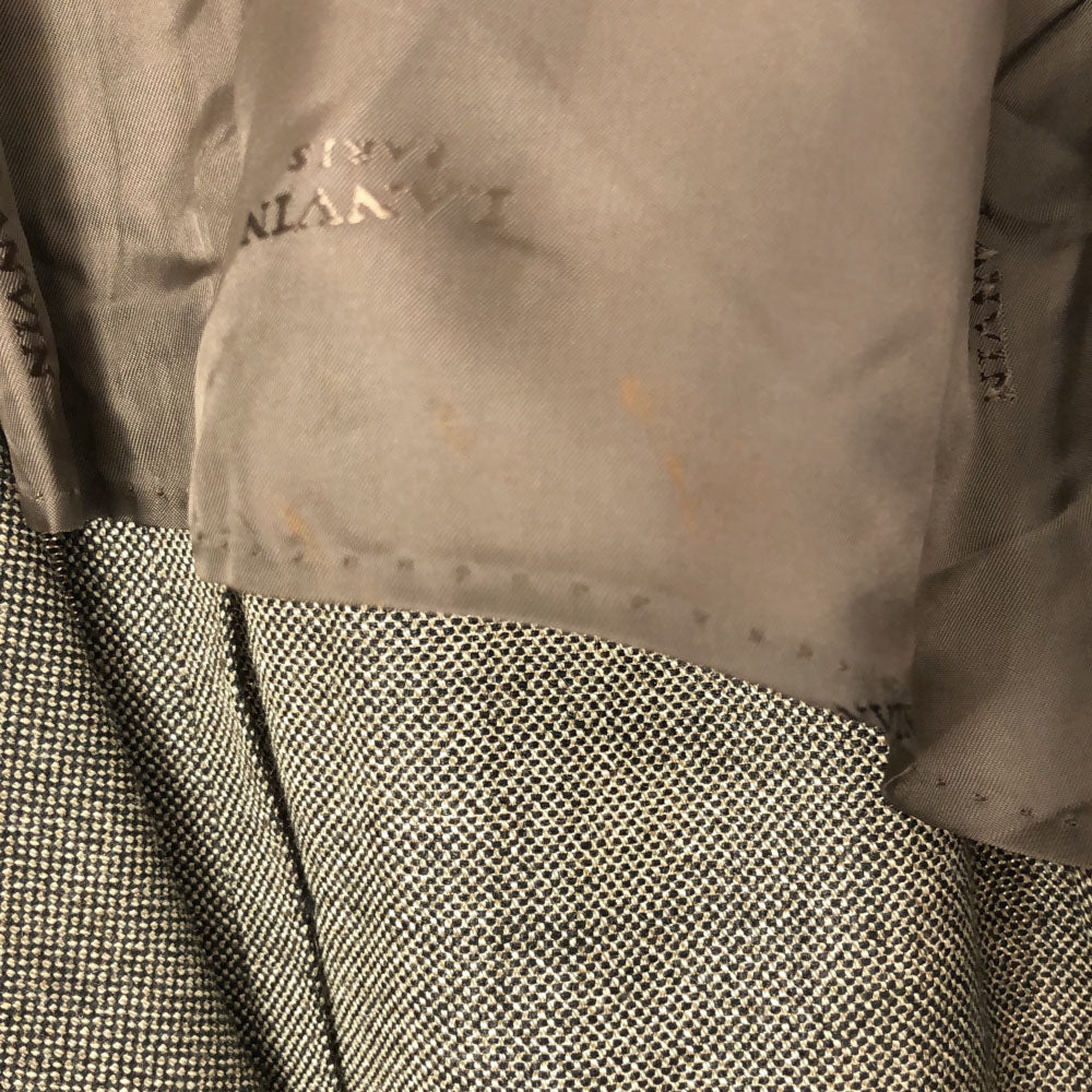 ランバンクラシック シルクブレンド テーラードジャケット ブラウン系 オールド メンズ