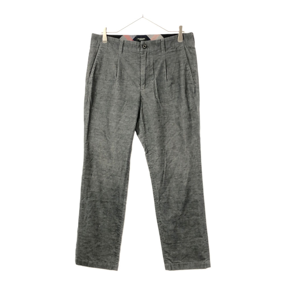 BLACK LABEL CRESTBRIDGE ブラックレーベルクレストブリッジ 三陽商会 タック パンツ L グレー メンズ