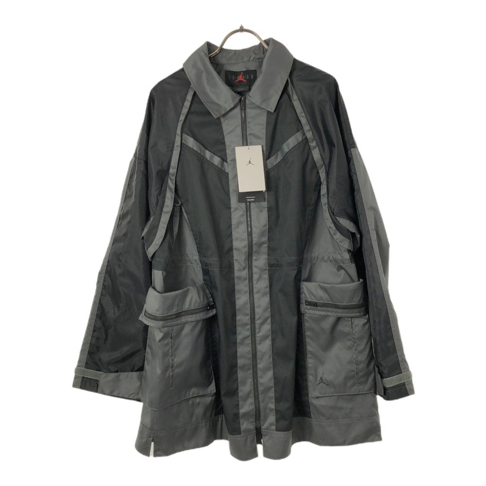 未使用 JORDAN ジョーダン ナイキ 長袖 ジップジャケット XL グレー系 NIKE タグ付き レディース