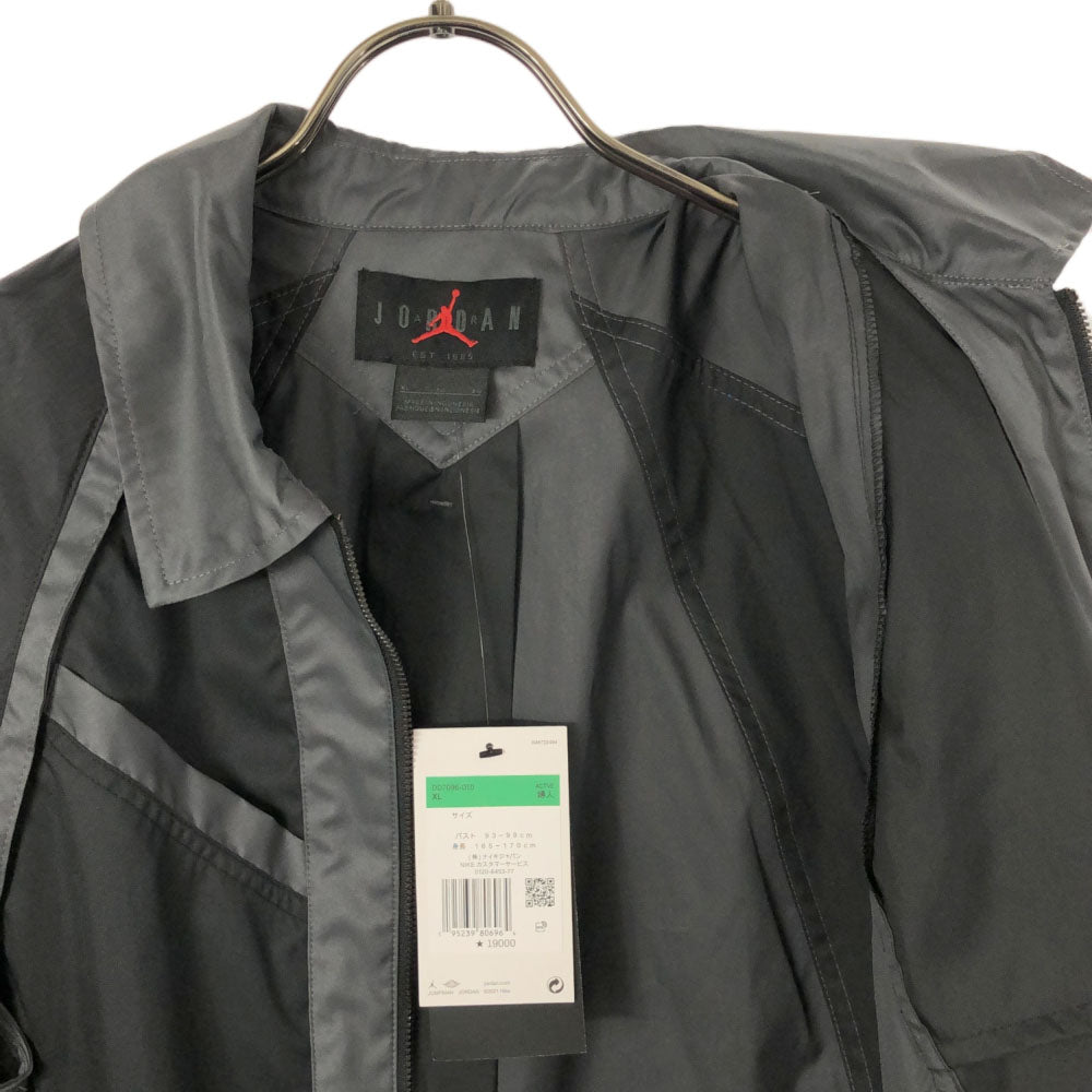 未使用 JORDAN ジョーダン ナイキ 長袖 ジップジャケット XL グレー系 NIKE タグ付き レディース