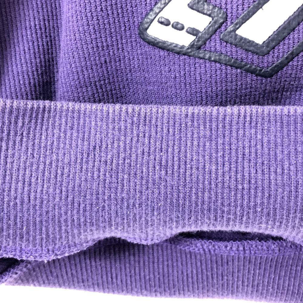 santa fe サンタフェ 日本製 プリント 長袖 トレーナー 48 パープル スウェット メンズ