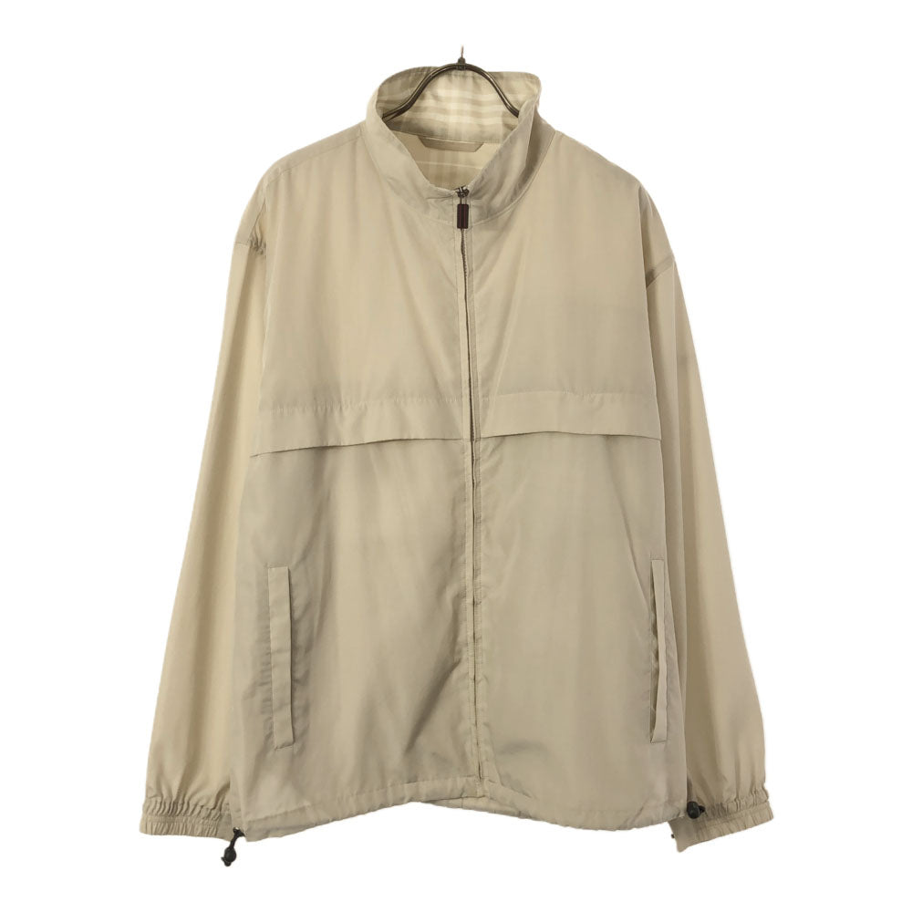 BURBERRY GOLF バーバリーゴルフ 日本製 ゴルフ 長袖 ジップジャケット L クリーム メンズ
