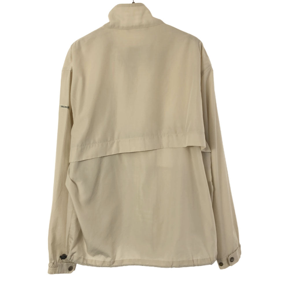 BURBERRY GOLF バーバリーゴルフ 日本製 ゴルフ 長袖 ジップジャケット L クリーム メンズ