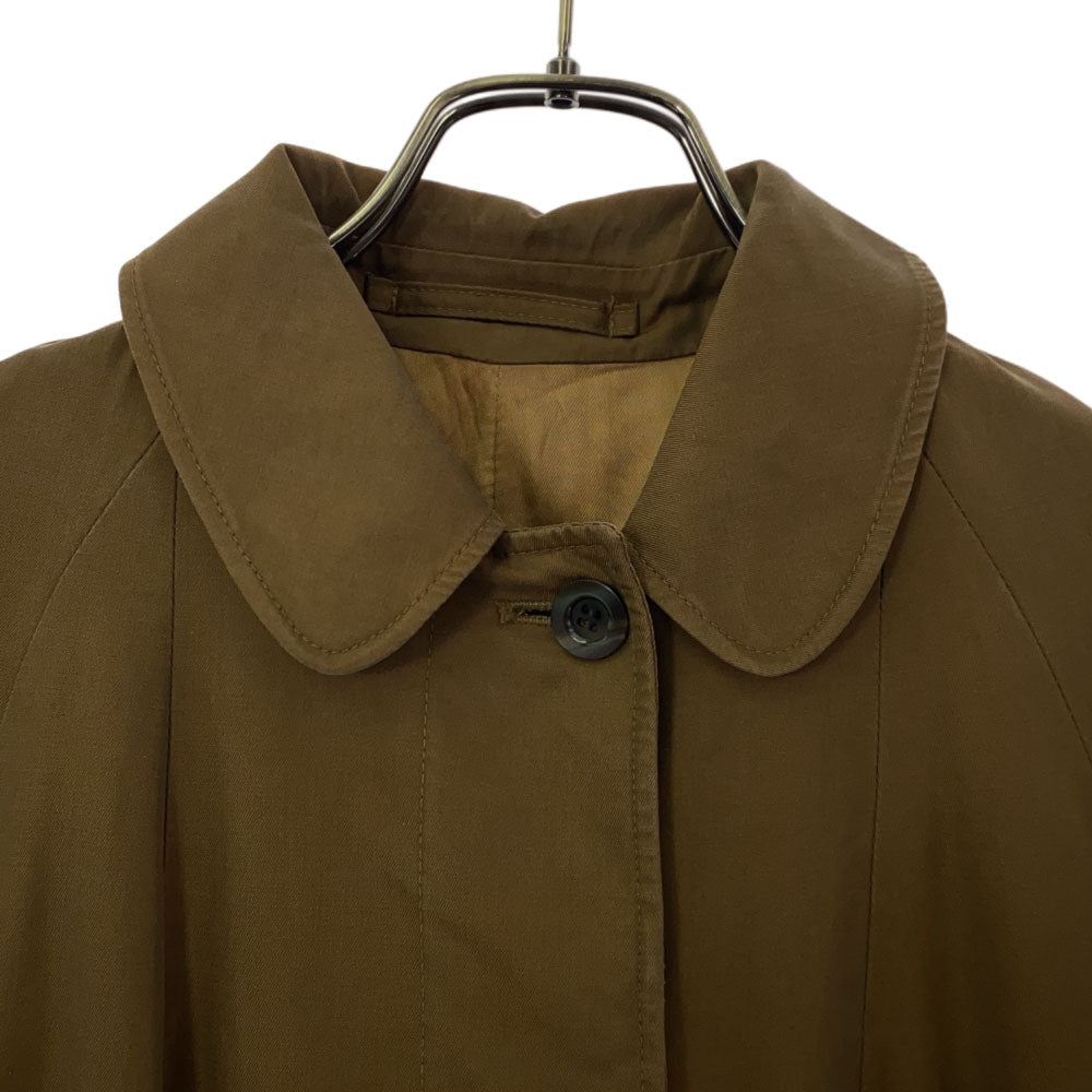 Aquascutum アクアスキュータム 60s 英国製 Aqua5 ロングコート ブラウン オールド ヴィンテージ レディース