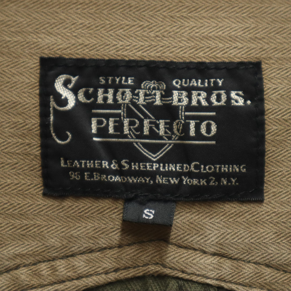 ショットブロス ミリタリージャケット S グリーン系 SCHOTT BROS メンズ