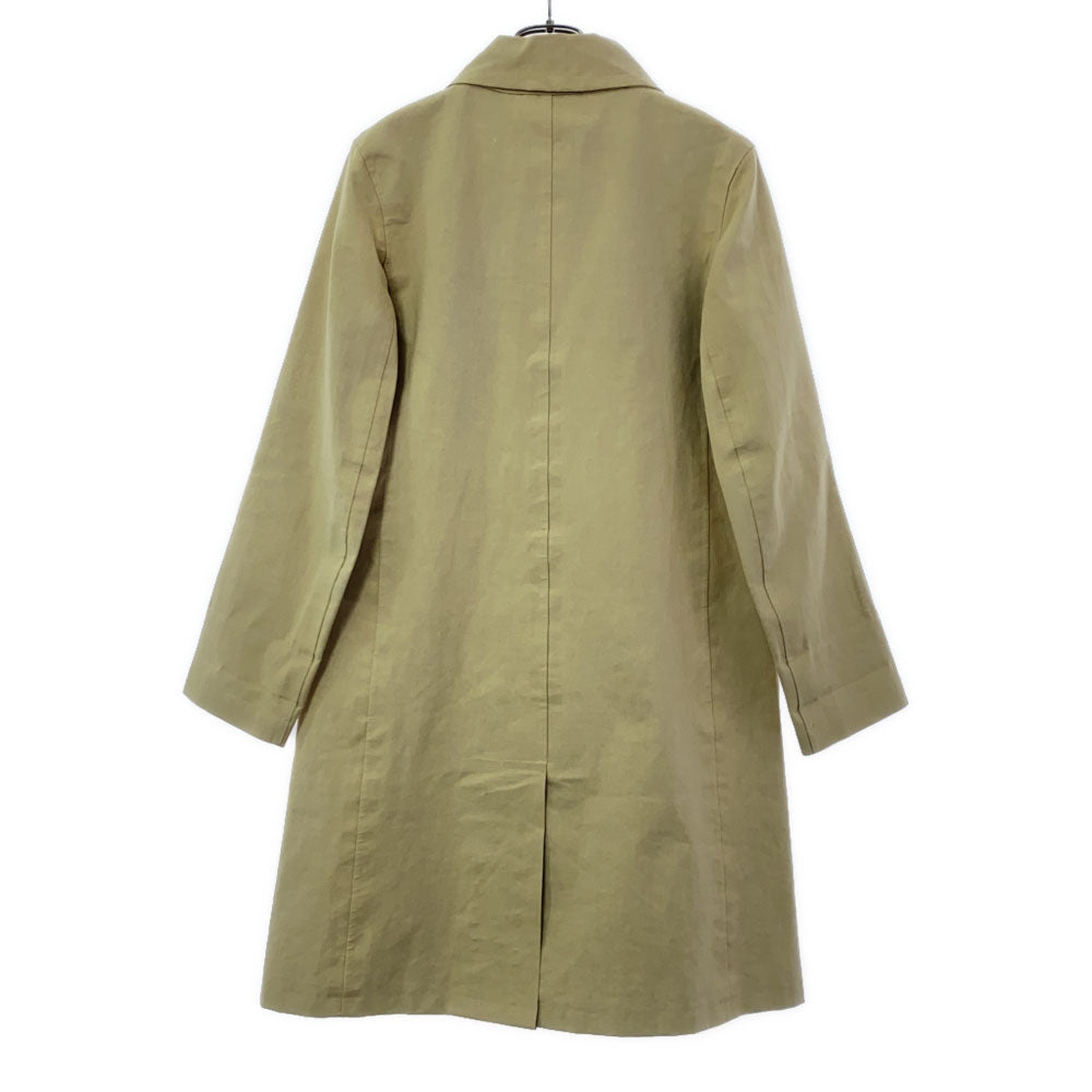 Mackintosh マッキントッシュ スコットランド製 ゴム引き ステンカラーコート 32 ベージュ レディース