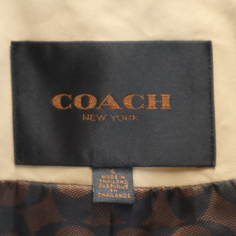 COACH コーチ トレンチコート S ベージュ レディース