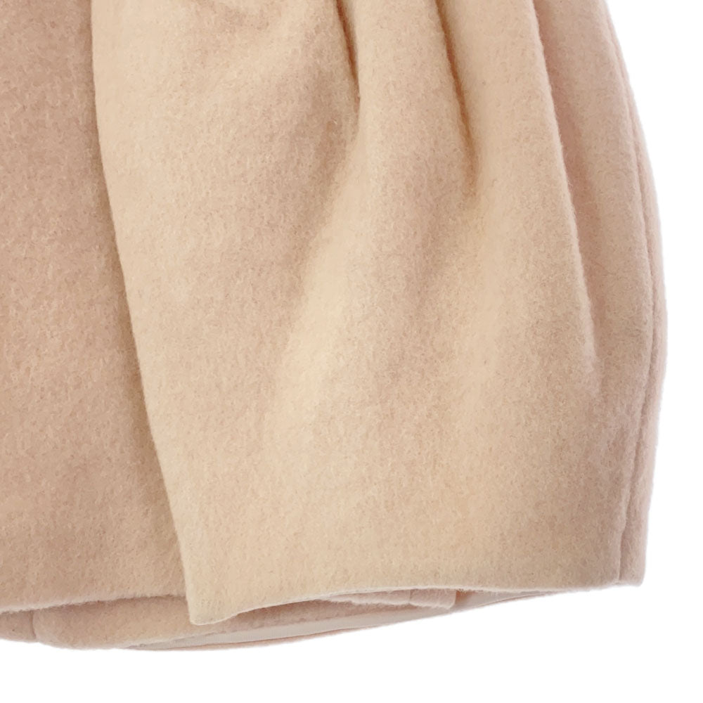 未使用 FRAY I.D フレイアイディー 日本製 ウールブレンド バルーン ミニスカート 0 ピンク タグ付き FFSD12569 レディース