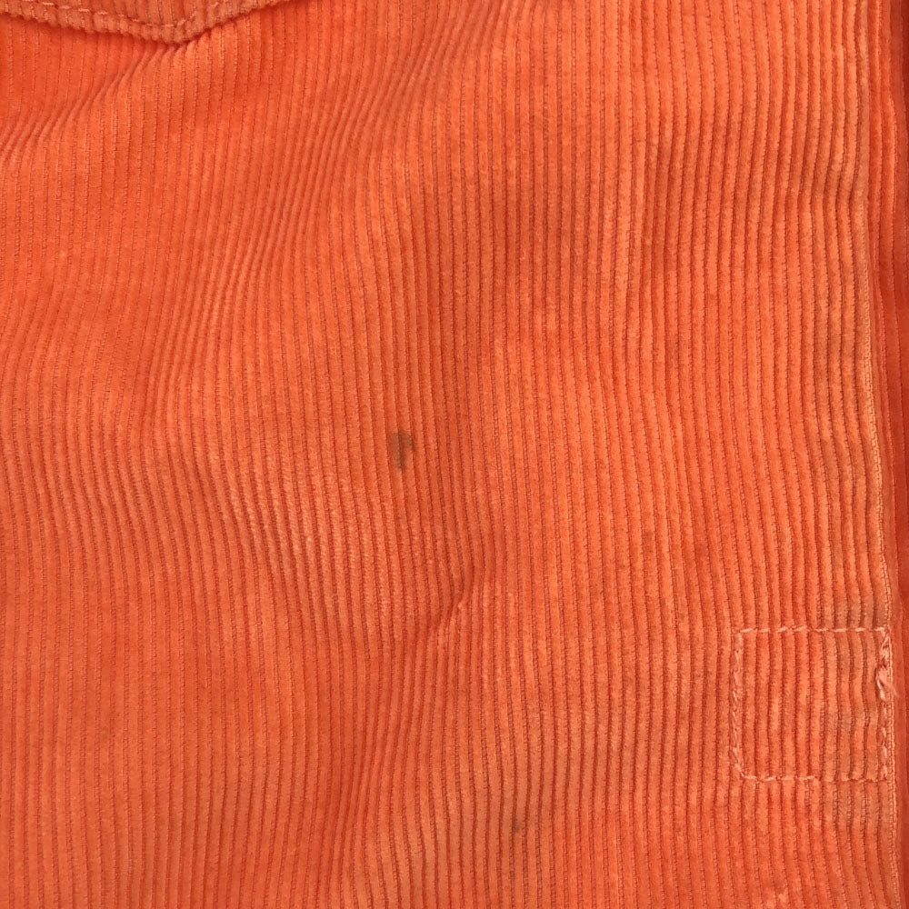 HUF ハフ 刺繍 コーデュロイジャケット M オレンジ メンズ