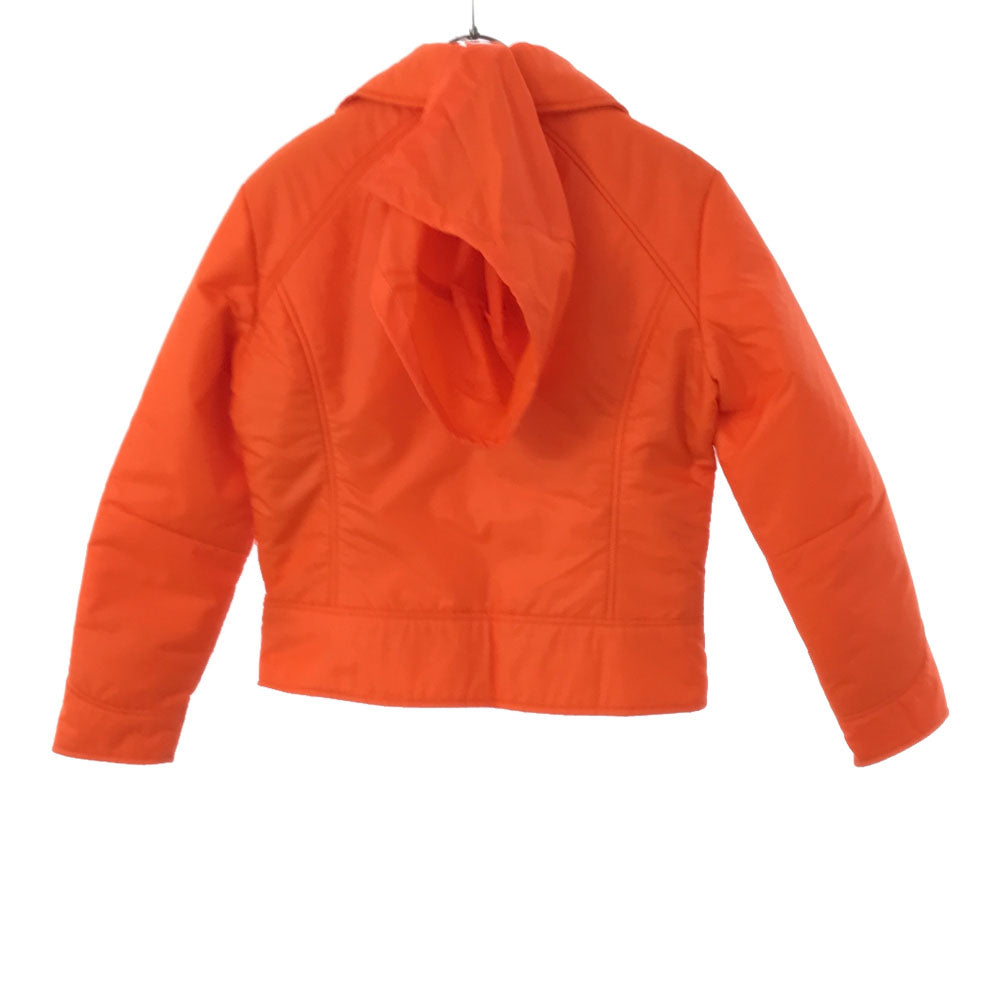 MONCLER モンクレール 80s 90s 未使用 スキー キルティングジャケット M オレンジ タグ付き オールド レディース