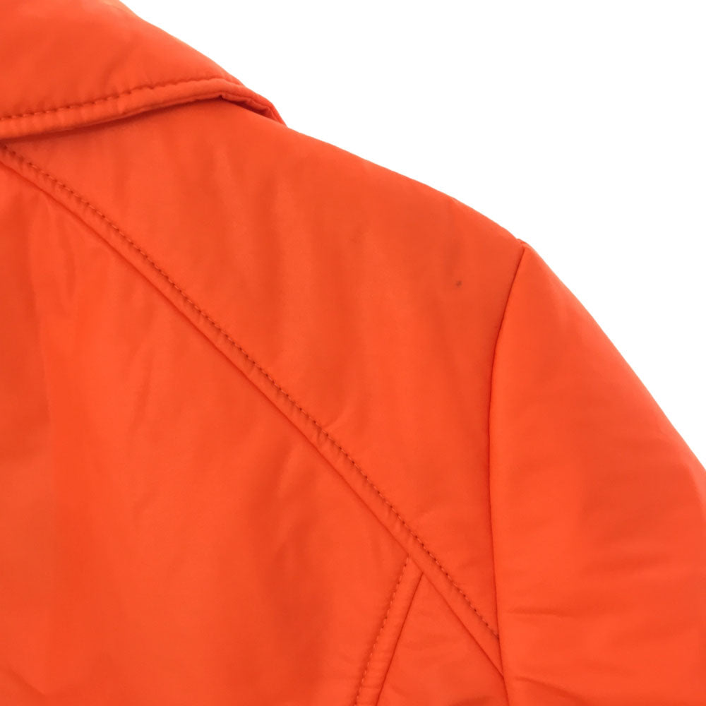 MONCLER モンクレール 80s 90s 未使用 スキー キルティングジャケット M オレンジ タグ付き オールド レディース