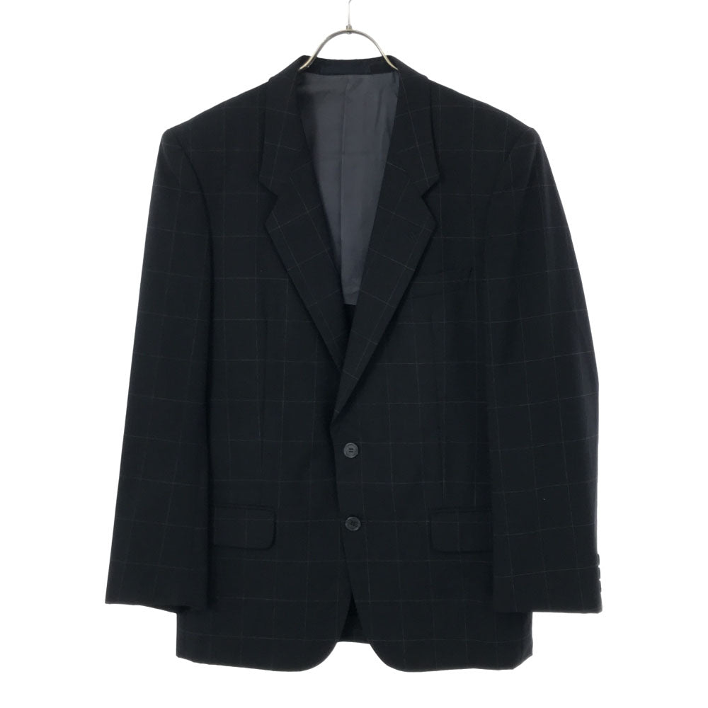 Paul Smith LONDON ポールスミスロンドン 格子柄 テーラードジャケット 90A4 ブラック メンズ