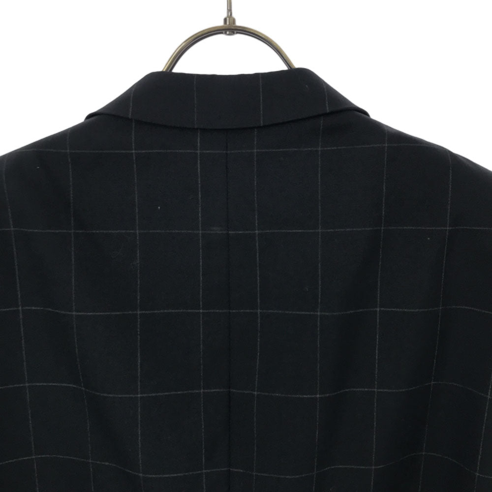 Paul Smith LONDON ポールスミスロンドン 格子柄 テーラードジャケット 90A4 ブラック メンズ