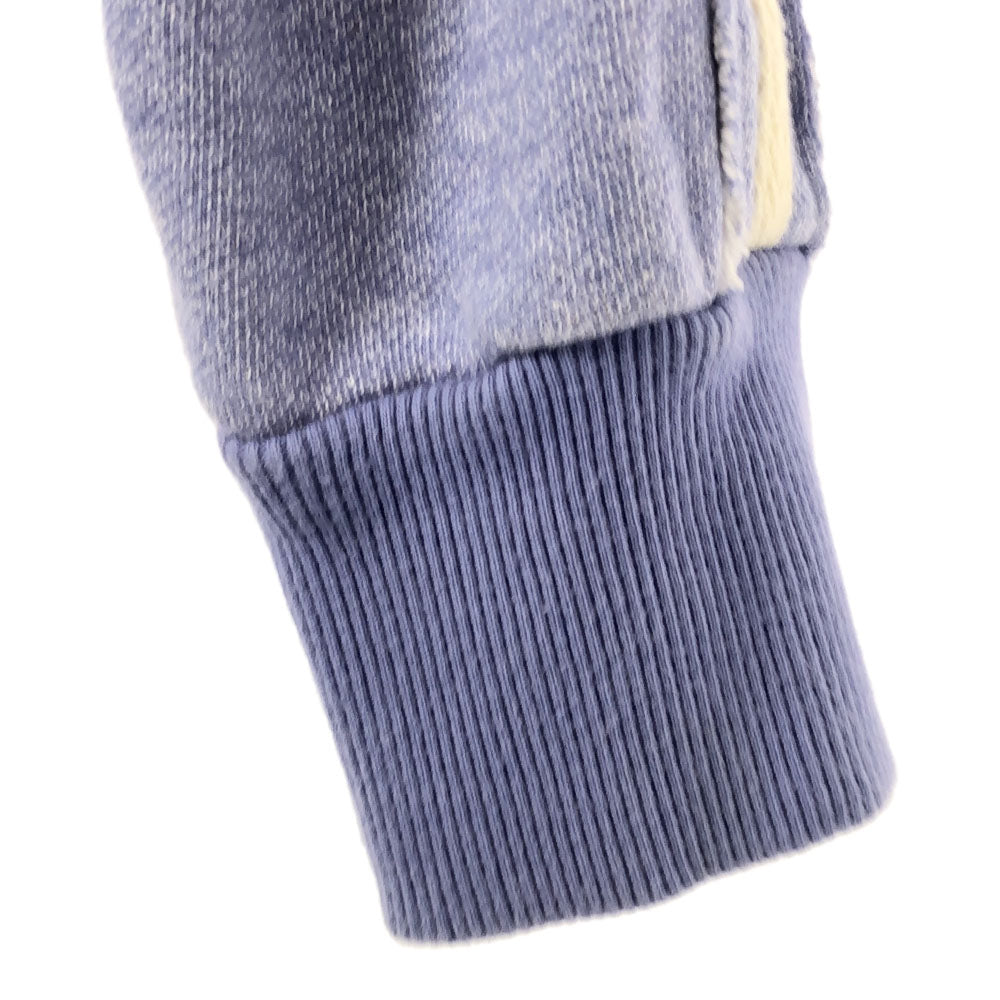 HYDROGEN ハイドロゲン BRONZAJI 袖ライン 星柄 長袖 ジップパーカー M パープル メンズ