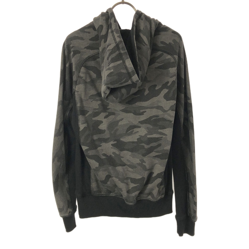 1piu1uguale3 RELAX ウノピゥウノウグァーレトレ リラックス カモフラ 長袖 ジップパーカー S グレー系 スウェット メンズ