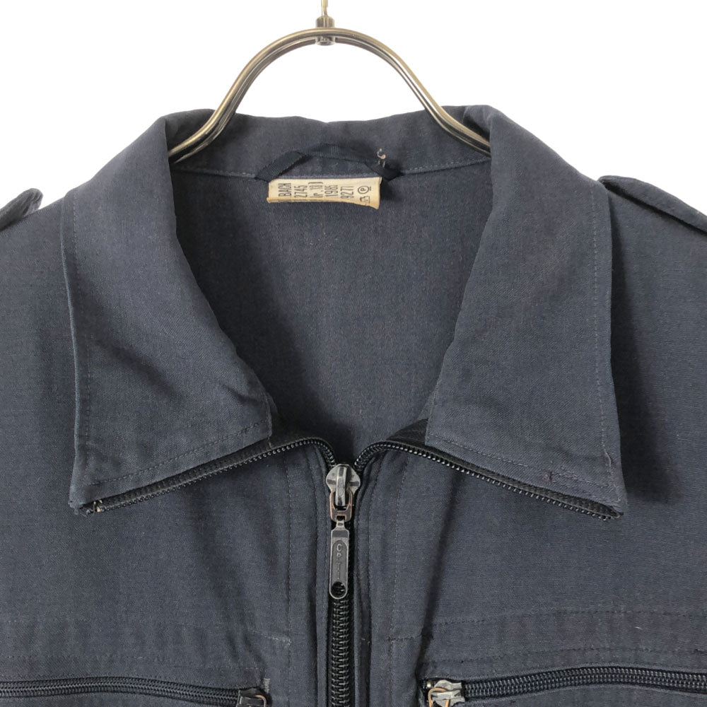 GERMAN MILITARY ドイツ軍 80s ワッペン ミリタリージャケット ネイビー オールド ヴィンテージ メンズ