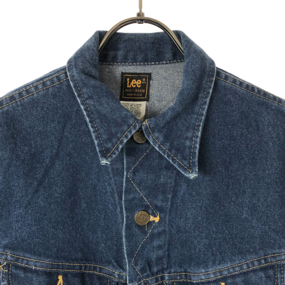 リー 80s USA製 PATD-153438 デニムジャケット 18 Lee ジージャン オールド ヴィンテージ レディース