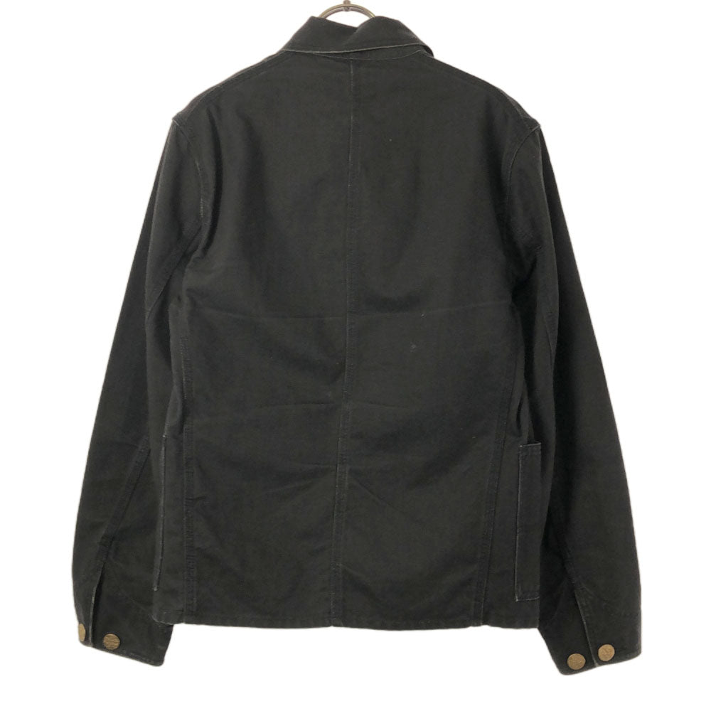 テンダーロイン 日本製 長袖 ダック地 カバーオール XS ブラック TENDERLOIN ワークジャケット メンズ
