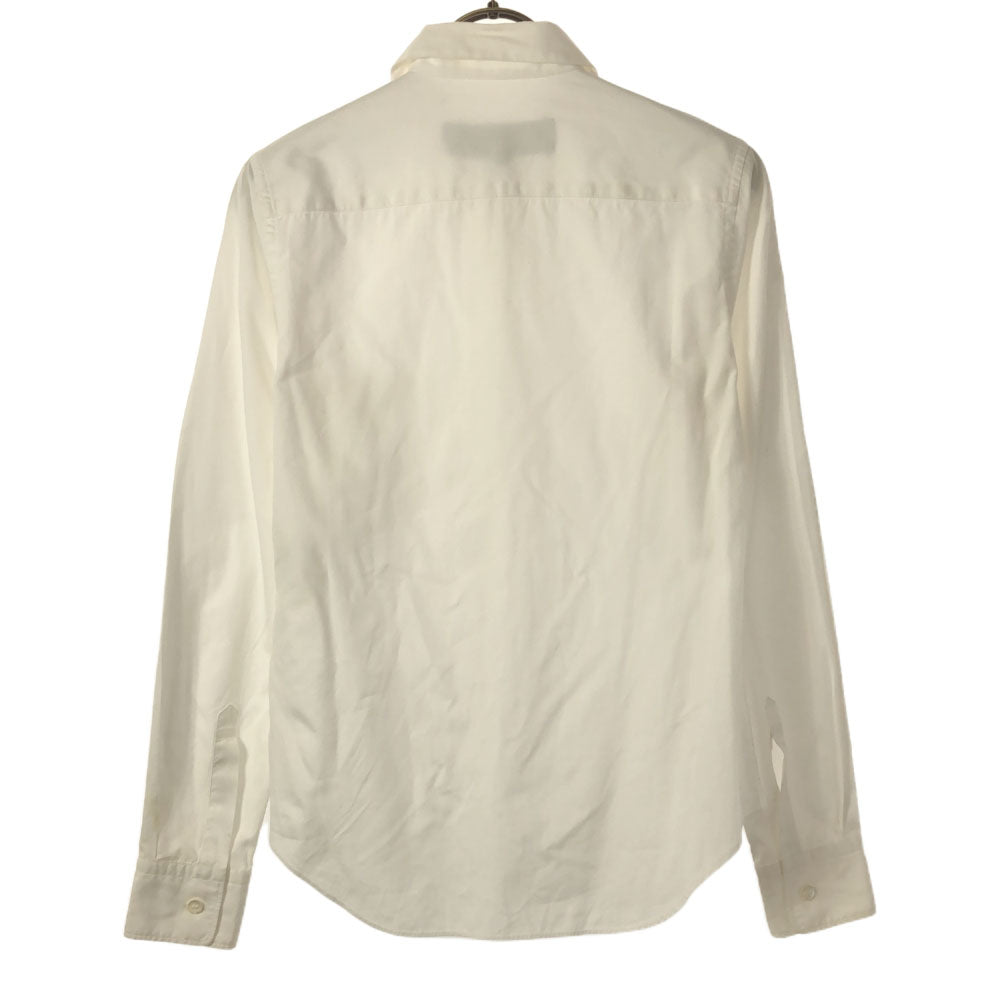 コムデギャルソン AD2000 日本製 長袖 コットンシャツ S ホワイト COMME des GARCONS オールド レディース