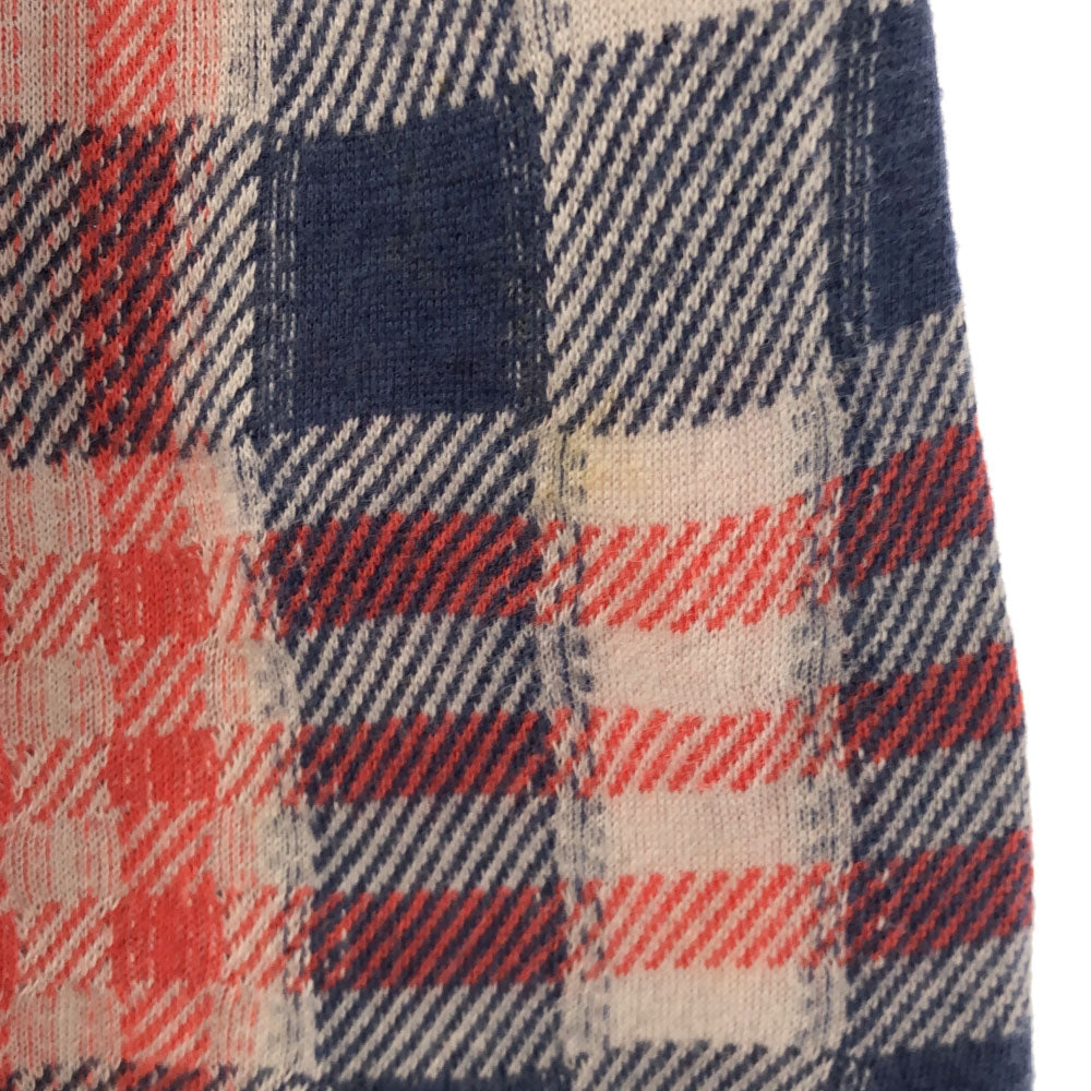 N.HOOLYWOOD エヌハリウッド 日本製 チェック 長袖 パーカー 36 ブルー系 シャツ メンズ