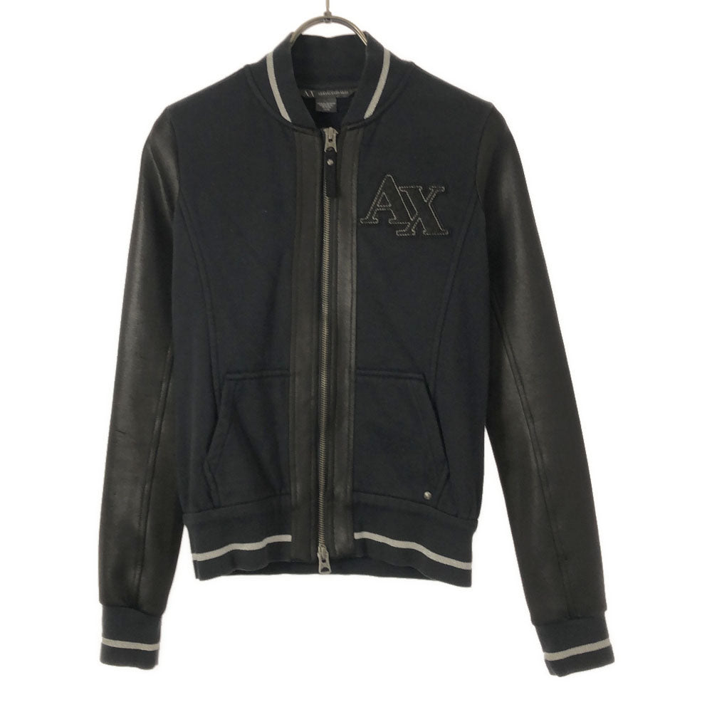 ARMANI EXCHANGE アルマーニエクスチェンジ ブルゾン XS ブラック 裏起毛 レディース