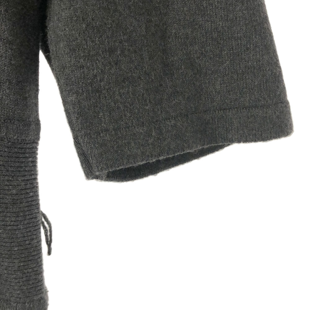 LAUREN RALPH LAUREN ローレンラルフローレン 7分袖 ニット ロングワンピース S グレー レディース