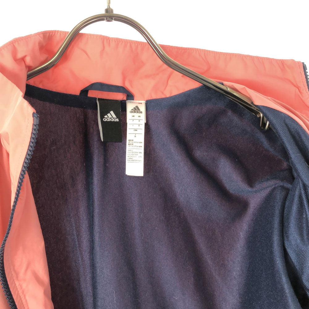 アディダス トレーニング ウインドブレーカー M ピンク系 adidas 裏トリコット レディース