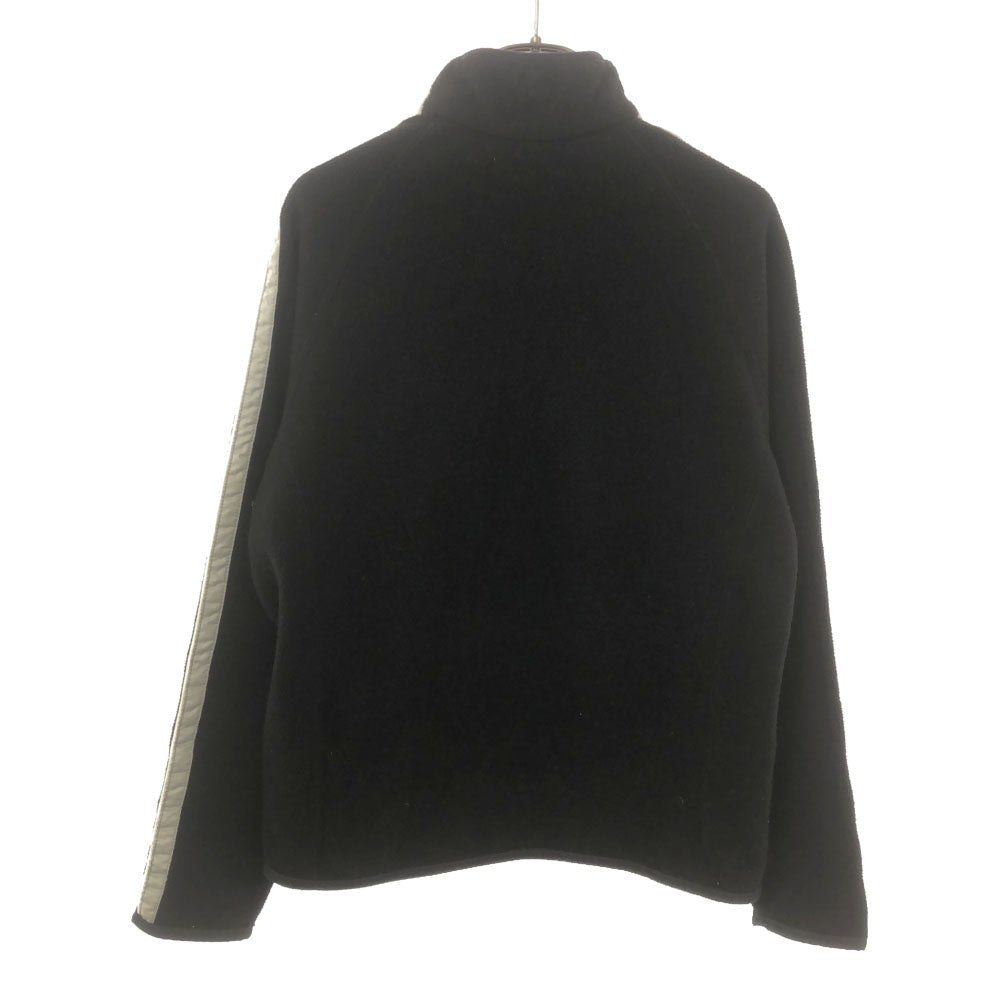 NIKE ナイキ ロゴ刺繍 フリースジャケット M ブラック レディース