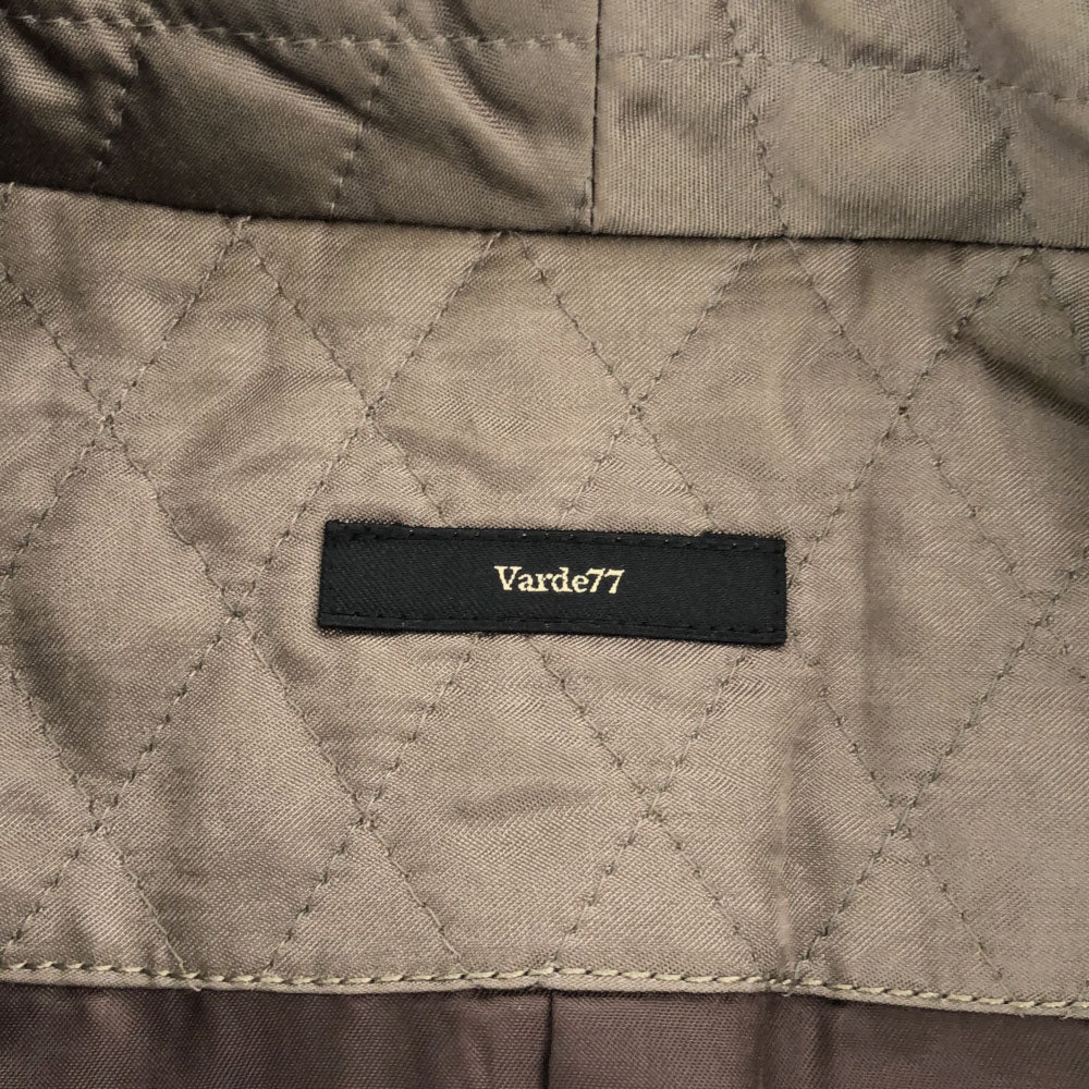 varde77 バルデセブンティセブン 日本製 ウールブレンド テーラードジャケット 1 ボルドー キルティング メンズ