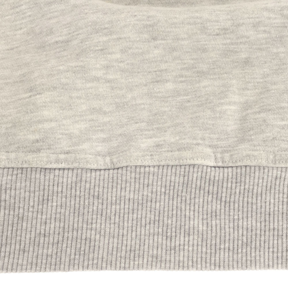 FILA フィラ 90s カナダ製 プリント 長袖 スウェット トレーナー M ライトグレー 裏起毛 オールド メンズ