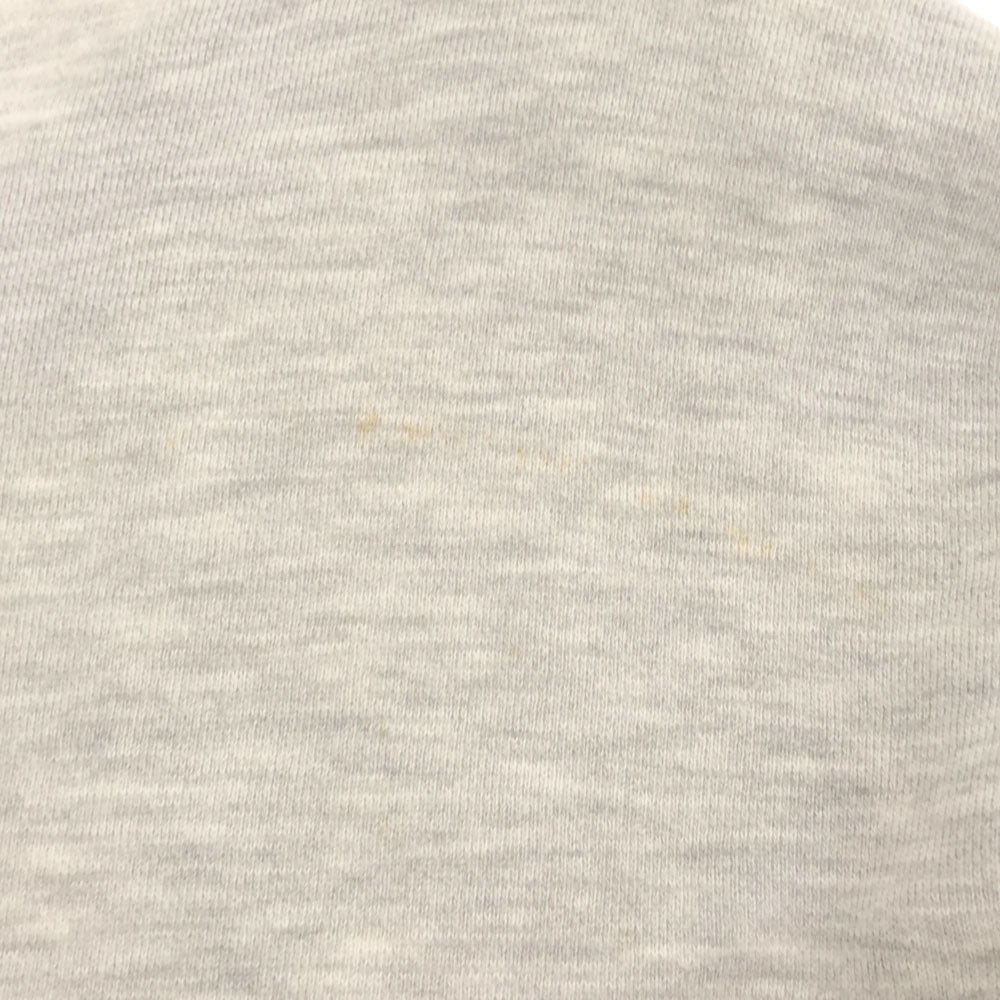 FILA フィラ 90s カナダ製 プリント 長袖 スウェット トレーナー M ライトグレー 裏起毛 オールド メンズ