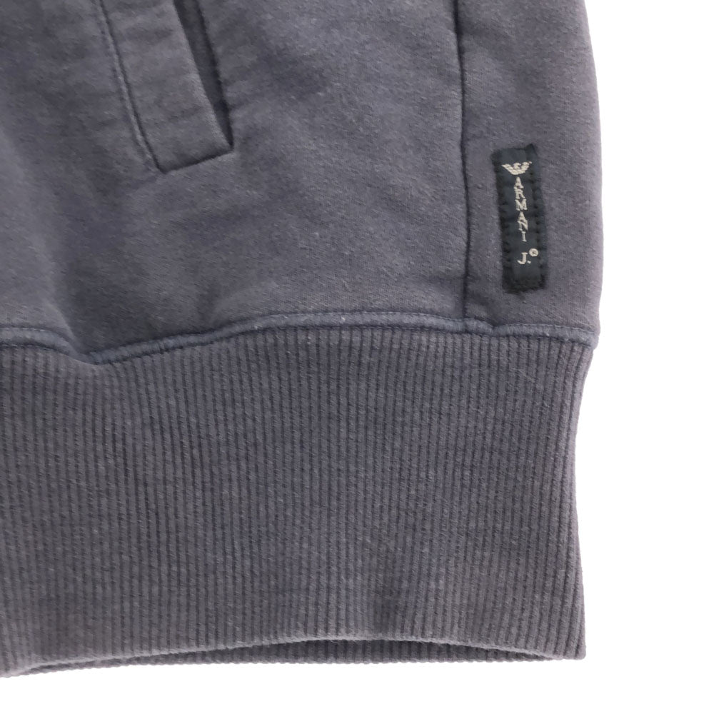 アルマーニジーンズ プリント 長袖 スウェット カーディガン XS グレー ARMANI JEANS ショールカラー メンズ