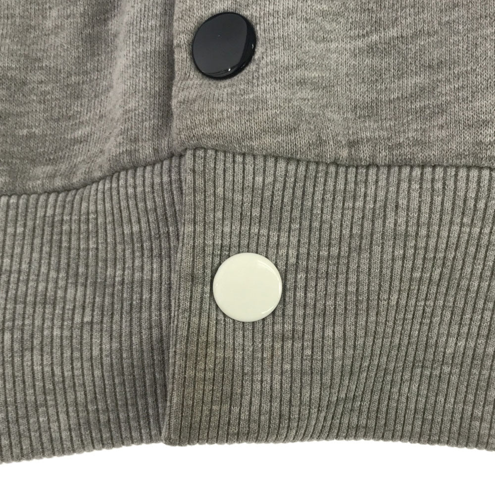 ハイドロゲン テニス プリント 長袖 スウェットパーカー S グレー プルオーバー トレーナー メンズ