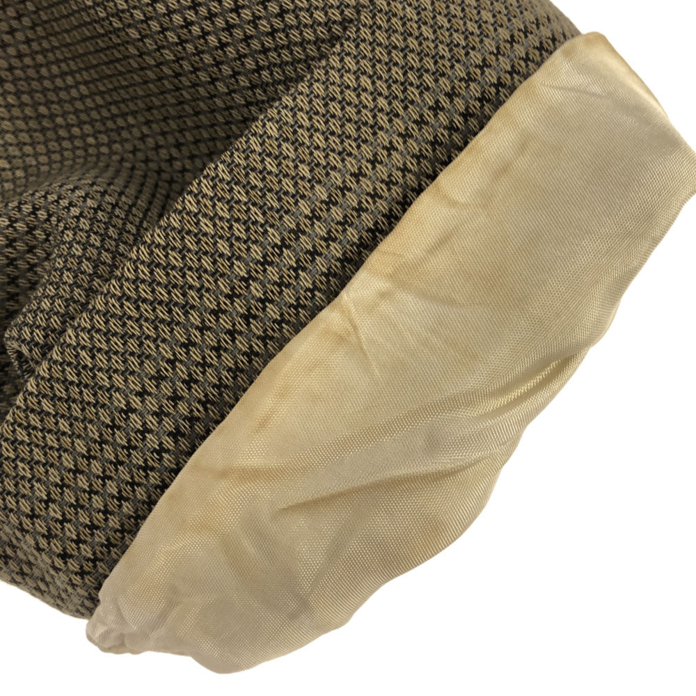 ジョルジオアルマーニ イタリア製 ウール ボーダー テーラードジャケット 46REG カーキ系 GIORGIO ARMANI メンズ