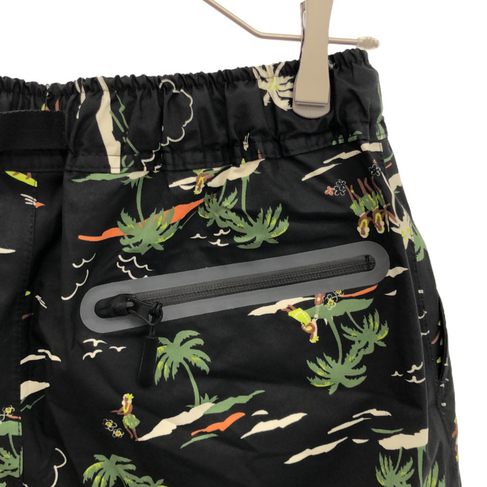 キウ 総柄 ウォータープルーフ アウトドアショートパンツ L ブラック系 KiU レディース