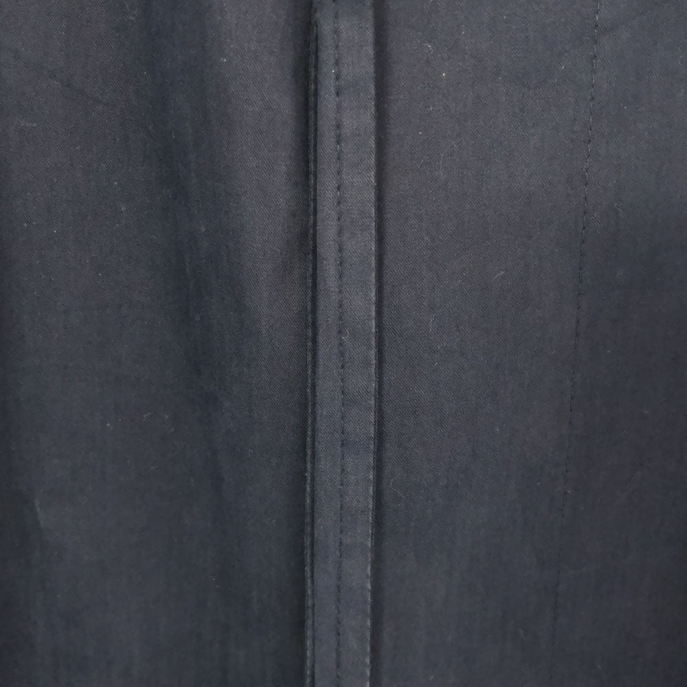 Aquascutum アクアスキュータム ステンカラーコート ネイビー 裏チェック メンズ