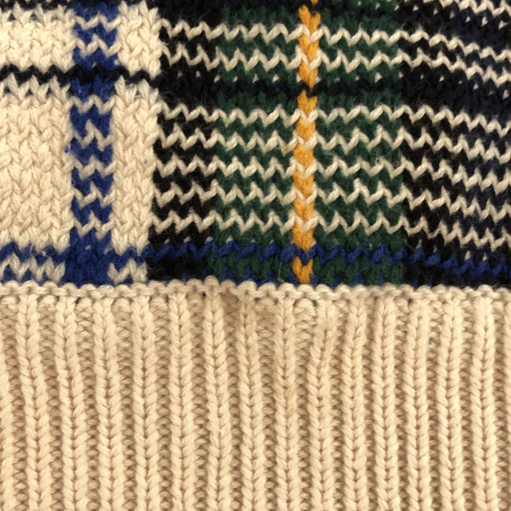 GANT ガント 90s チェック柄 長袖 セーター L ニット オールド メンズ