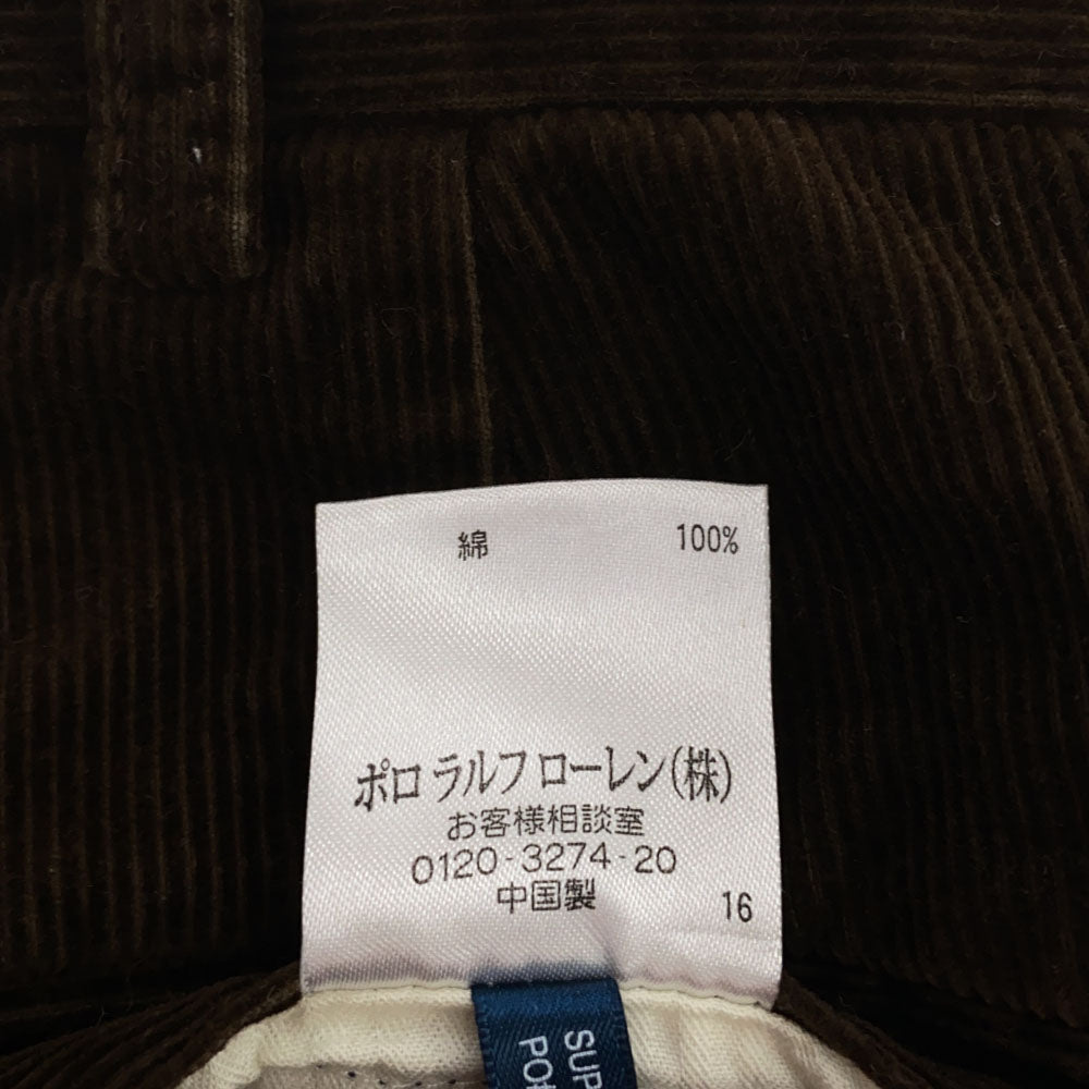 ポロバイラルフローレン コーデュロイパンツ w36 ブラウン Polo by Ralph Lauren ビッグサイズ メンズ