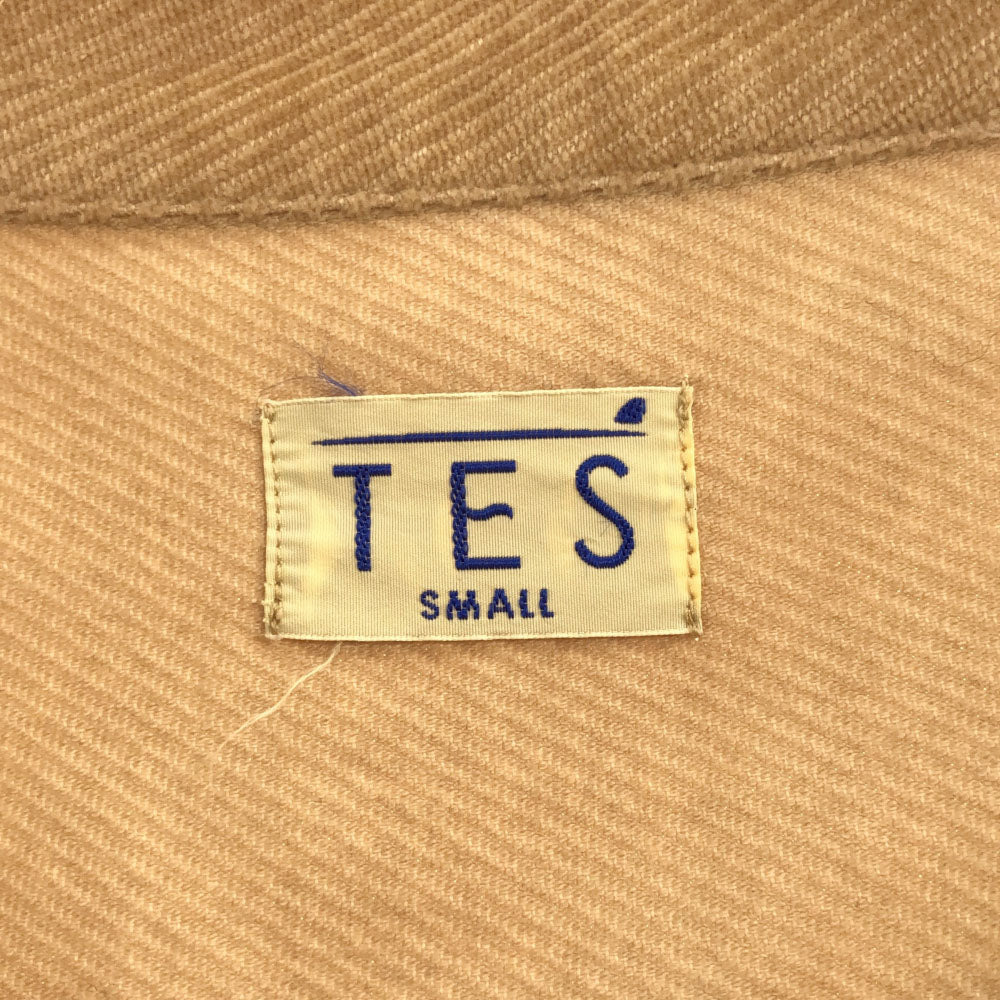 TES テス 日本製 刺繍 コーデュロイジャケット S ベージュ メンズ