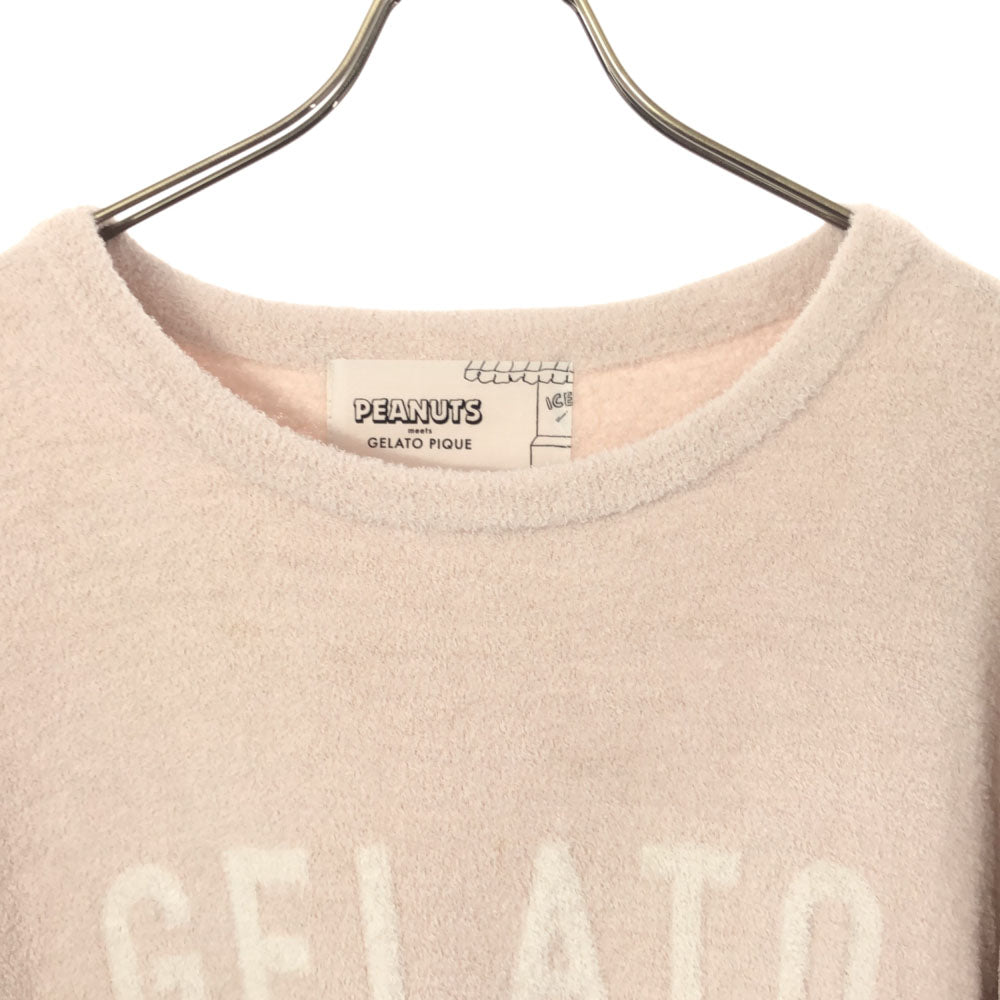 gelato pique ジェラートピケ PEANUT SNOOPY 半袖 ふわモコ ルームウェア F ピンク ジェラピケ レディース